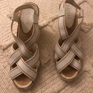 Lauren by Ralph Lauren Espadrille Wedge Sandals
